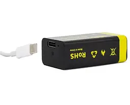 Акумулятор Крона 850mAh 9v USB (Чорний) - мініатюра 3