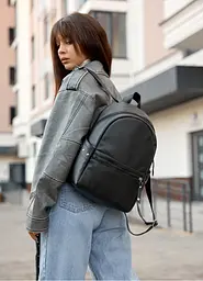 Жіночий рюкзак Sambag Dali BPTe чорний 35 х 25 х 12 см (15378001e)