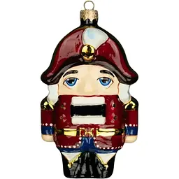 Ялинкова прикраса Різдвяні історії Лускунчик скло (4820001046083)