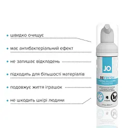 Пінка для очищення іграшок JO Refresh, 50 мл - мініатюра 3