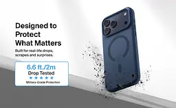 Чохол Belkin для iPhone 17 Pro Max, Magnetic Protective Grip, Navy teh0019344 - мініатюра 2