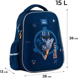 Рюкзак GoPack Education напівкаркасний GO24-165M-8 Cyber Game - мініатюра 3