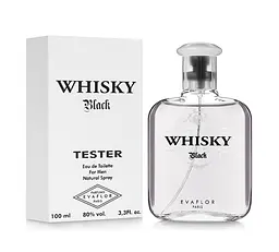 Оригінал Evaflor Whisky Black 100 мл ТЕСТЕР туалетна вода
