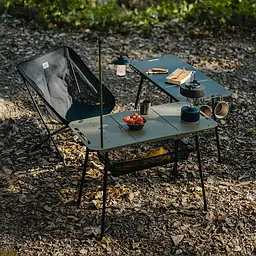 Складний стіл Naturehike CNK2450JJ025, 80х40 см, алюміній, чорний - мініатюра 5