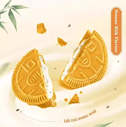 Печиво Oreo China Sesame Cheese Кунжутне молоко 97г - мініатюра 2