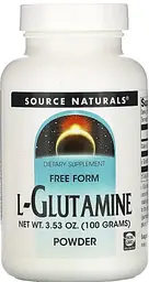 Амінокислота глутамін Source Naturals L-Glutamine 100 г.