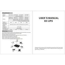 ДБЖ UPS для роутера DC1018P 12V/ 9V/ 5V 10400 mAh 18W для пристроїв постійного струму DC білий - мініатюра 7