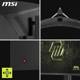 Монітор MSI 31.5" MAG 325CQPF-E18 Curved QHD VA 180Hz (9S6-3DC14H-201) - мініатюра 3