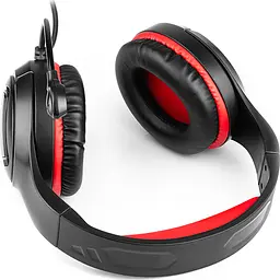 Ігрові навушники REAL-EL GDX-7590 Black/Red (EL124100050) [112557] - мініатюра 6