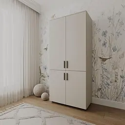Шафа для одягу Doros Торн Кашемір 2 ДСП (полиці) 90х51.6х200 (44900448) - мініатюра 7