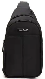 Сумка чоловіча LANPAD слинг Чорний (LAN83030 black) - мініатюра 2