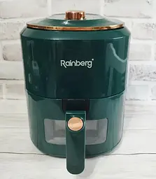 Аерофритюрниця електрична безмасляна Rainberg RB-2242 7.5 л 3800 Вт Зелений - мініатюра 4
