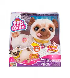 Інтерактивна м'яка іграшка Pets Alive Танцюючий Мопс (9521) - мініатюра 4