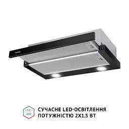 Витяжка телескопічна PERFELLI TL 602 BL LED - мініатюра 4