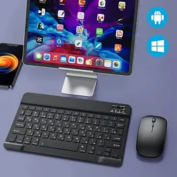 Комплект клавіатура з мишкою mouse&keyboard kit Чорний, бездротові ведмедики та клавіатура для ПК, ноутбука - мініатюра 5