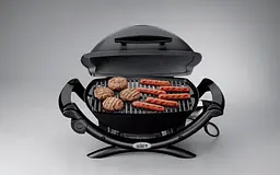 Гриль електричний Weber Q-140 з подставкою сірий (52020879) - мініатюра 4