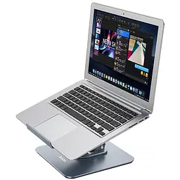 Підставка настільна Hoco PH52 Plus Might metal rotating Metal gray - мініатюра 3