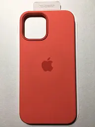 Оригінальний силіконовий чохол Apple Silicone Case MagSafe MHL93ZM/A для iPhone 12 Pro Max (6.7") Pink Citrus - мініатюра 3