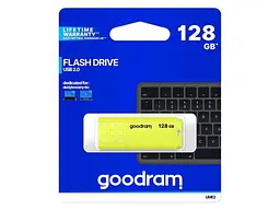 USB флеш накопичувач GOODRAM 128 GB UME2 Yellow (UME2-1280Y0R11) - мініатюра 2
