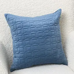 Наволочка декоративна ТЕП Velour Мозаїка 45х45 см темно-синій (2-05175_36300) - мініатюра 2