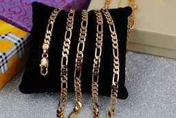 Цепь Xuping Jewelry фигаро 55 см 5 мм золотистая