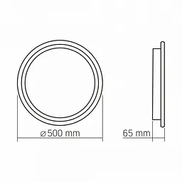 LED світильник функціональний Videx DECORA 56W VL-CLD-994-BZ - мініатюра 3