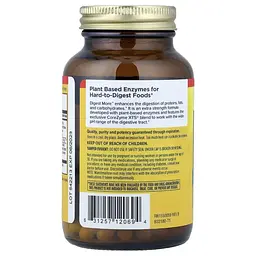 Ферменты для пищеварения Renew Life DigestMore Plant Based Enzymes 90 вегетарианских капсул - миниатюра 4