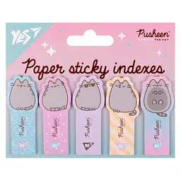 Стікери-закладки папер. "Yes" Pusheen 55х22мм 100шт №170417