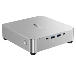 Неттоп Chuwi AuBox 8745, сріблястий, Ryzen 7 8745HS (8x3.8-4.9 GHz), 16Gb DDR5 5600 MHz, 512Gb SSD NVMe, Radeon 780M, WiFi 6,