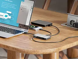 Digitus Док-станція USB-C > HDMI/2xUSB-A/USB-C/SD/MicroSD/RJ54, Travel - мініатюра 9
