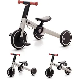Триколісний велосипед 3 в 1 Kinderkraft 4Trike Silver Grey сірий KR4TRI22GRY0000 (00-00305179) - мініатюра 2