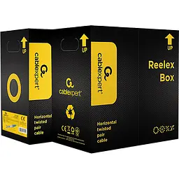 Кабель UTP 5e (бухта, 305м) Cablexpert Blue UPC-5004E-SOL-B - мініатюра 3