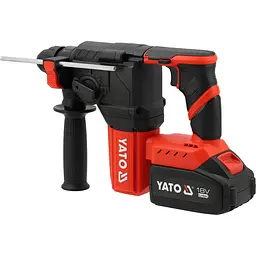 Перфоратор Yato SDS-Plus безщітковий з двома акумуляторами 18 В 4 Аг (YT-827722) - мініатюра 3
