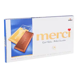 Шоколад молочний Merci 100 г - мініатюра 2