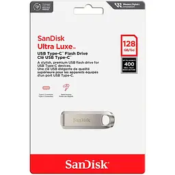 Flash SanDisk USB 3.2 Gen1 Ultra Luxe Type-C 128Gb (400Mb/s) - мініатюра 5