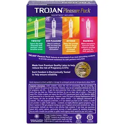Упаковка 12 шт Trojan Pleasure Pack - мініатюра 2