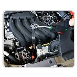 Ключ для оливного фільтра спеціальний 27 мм Ford, Peugeot, Citroën TOPTUL JDDV1627 - мініатюра 2