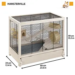 Деревяна клітка Ferplast Hamsterville для хом`яків та мишей - мініатюра 13