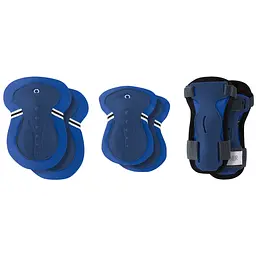 Комплект захисного спорядження для дітей Globber XS 5-10 років 25-50 кг синій (541-300)