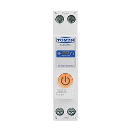 Розумний автоматичний вимикач з Wi-Fi (Tuya) TOMZN TOB9S-63 63A (51-00111) - мініатюра 2