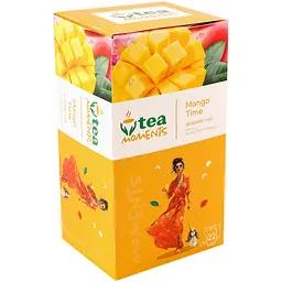 Чай зелений Tea Moments Mango Time 22 шт. x 1.6 г