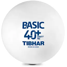 М'ячі для настільного тенісу Tibhar Basic 40+ SYNTT NG 6 шт (85511200)