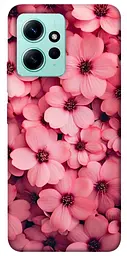 Чохол Demsky Pink flowers для Xiaomi Redmi Note 12 4G