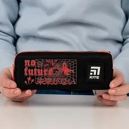 Пенал м'який Kite 6.5х19х3.5 см чорний (K24-642-12) - мініатюра 3