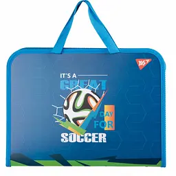 Папка-портфель Yes 492241 А4 Football з ручками(24) - мініатюра 1
