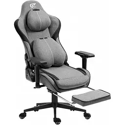 Геймерське крісло GT Racer X-2308 Fabric Gray/Black [121432] - мініатюра 3