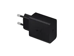 Зарядний пристрій Samsung 45 W PD Compact Power Adapter with Type-C cable Black (EP-T4510XBE) - мініатюра 2