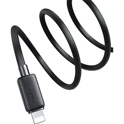 Кабель Usams US-SJ689 USB-A to Lightning 2.4A 1m Black [SJ689USB01] [138996] - мініатюра 3