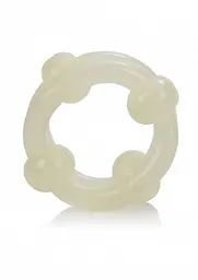 Ерекційні кільця CalExotics Island Rings Double Stacker (світяться в темряві) - мініатюра 4