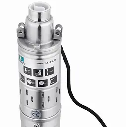 Насос глибинний шнековий Pumpman 3QGD2-125-0.55 кВт Нmax 125 м Qmax 1,8 куб.м 550 Вт (CV029776) - мініатюра 4